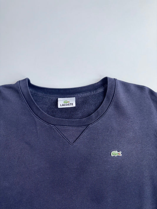 Lacoste | Navy Crewneck Sweatshirt | (2XL)