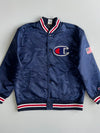 Champion | Satin Varsity Bomber Jacket (L)