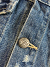 Dickies Heavy  Denim Trucker Jacket – Indigo Blue (S)