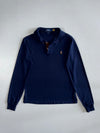 Polo Ralph Lauren Navy Long-Sleeve Polo – Multicolor Pony | Slim Fit (S)