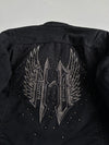 Harley-Davidson Black Studded Cotton Biker Jacket Women’s(XS)