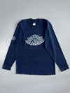 Air Jordan Navy Wings Long-Sleeve Tee  #23 Sleeve (L)