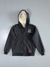 Dickies Sherpa Lined Zip Hoodie in Charcoal (M)