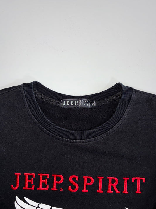 Jeep Spirit Eagle Logo Crewneck Sweatshirt (S)