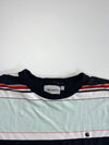 Carhartt WIP Multi-Stripe Crewneck T-Shirt – Mint/Navy/Rust (2XL)