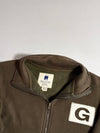 Goldfish Vintage Olive Full-Zip Track Jacket with "G" Patch (S)