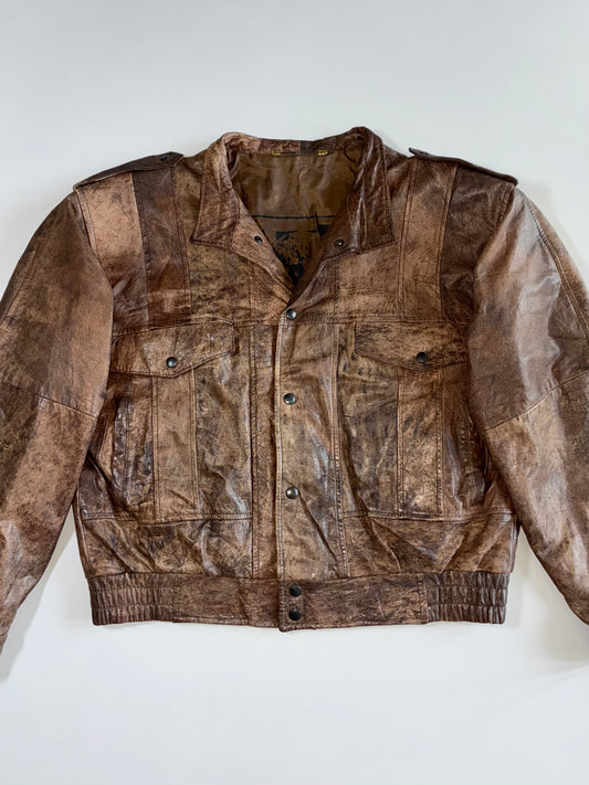 Super Premium Original Leather Jacket (XL)