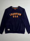 Champion USA Spellout Raglan Sweatshirt  Navy (S)