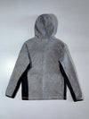 New Balance Fleece Hooded Jacket – Heather Grey/Black Colorblock, (M)