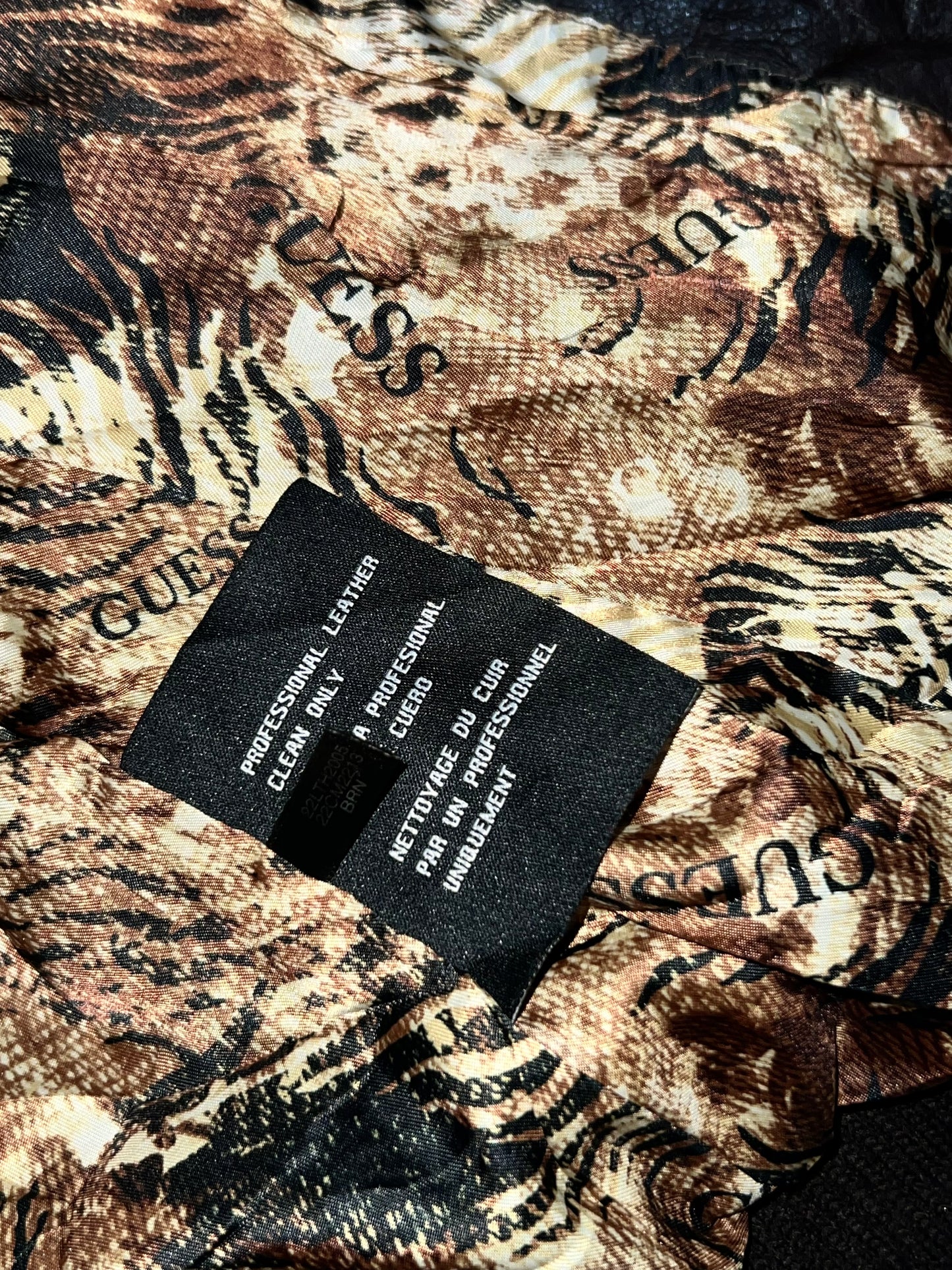 ! ! ! Guess Original Leather Jacket (WOMENS) (S)