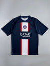 Paris Saint-Germain FC Short Sleeve Football Jersey — Navy/White/Red (Qatar Airways) (L)