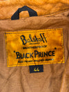 Belstaff Black Prince Weatherproof Leather Jacket Striped Racer Jacket (S)