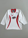 Reebok CCM Windsor Spitfires OHL Hockey Jersey #20E Autographed White Red Youth (M)