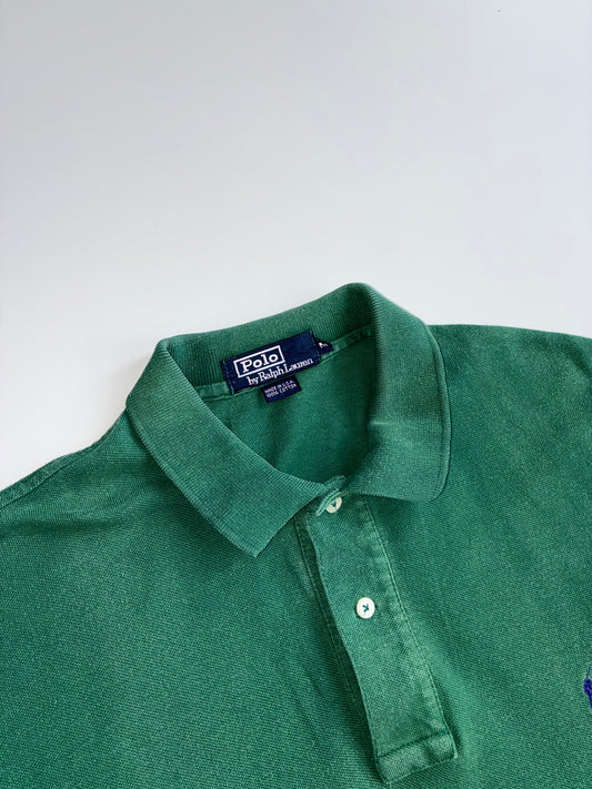 Polo Ralph Lauren Small Pony Polo - Green, Made in USA (2Xl)
