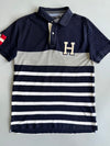 Tommy Hilfiger Colorblock Striped Rugby Polo (L)