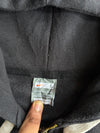 Vintage Y2K Nike Black Camo Sleeve Zip-Up Hoodie (M)