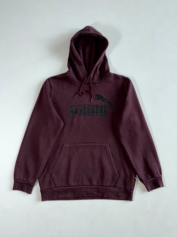 Puma Maroon Big Logo Pullover Hoodie (S)