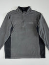 Columbia Grey & Black Quarter-Zip Performance Fleece Pullover (XL)