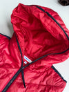 Adidas | Colorblock Hooded Puffer Vest Red Navy White (M)