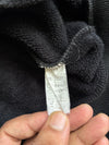Vintage Black Tiger Embroidered Zip-Up Track Jacket (2XL)