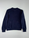 Vintage 90s Tommy Hilfiger | Navy Chunky Knit Crew Sweater – Big Flag Tag | (XL)