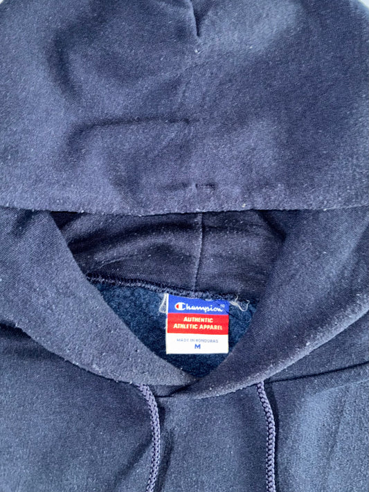 Champion Northeastern University Hoodie – Navy Blue (M)
