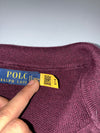 Polo Ralph Lauren | Half Zip Pullover Sweater | Maroon | (M)