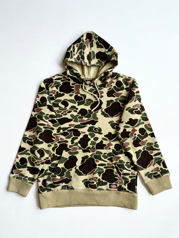 Vintage Dickies Duck Camo Fleece Pullover Hoodie (S/M)