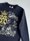 Vintage Big Train Graphic Printed Full Sleeves T-Shirt (M/L)