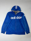 Adidas Sport Essentials Big Logo Zip Hoodie – Blue – (XL)