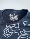 Big Train Osaka Japanese Dragon & Crane Graphic Long Sleeve Tee Black (XL)