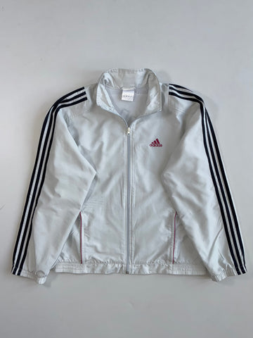 Vintage Adidas White Track Jacket(L)
