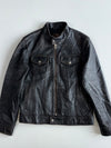 Vintage Danier Guns & Roses Black Pure Leather Jacket (S)