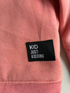 KiD Just Kidding Pink Graphic Crewneck Sweatshirt | Size (M)