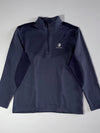 Black Yak Navy Quarter Zip Fleece Top –(M)