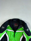 Vintage RK Sports Racing Motorcycle Jacket – Green / Black / White (M)