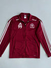 Adidas Climacool Burgundy Team Track Jacket | Vintage Full Zip 3-Stripes Jacket (M)