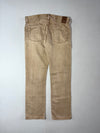 Vintage Gap 1969 Beige Washed Slim Denim Jeans (W:33) (L:38)