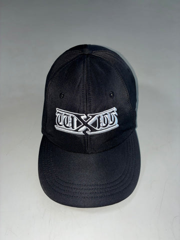 TXT Gothic Logo Embroidered Black Nylon Cap (Adjustable)