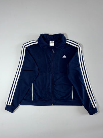 Adidas Essentials Navy 3-Stripes Track Jacket (M)
