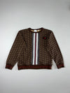 Burberry London England TB Monogram Icon Stripe Crewneck Sweatshirt  (M)