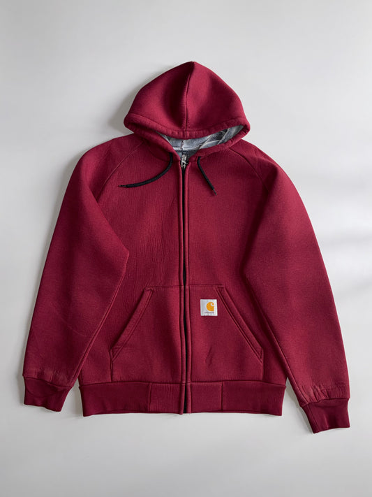 Carhartt | Maroon Zip-Up Hoodie (M/L)