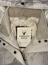 AMERICAN EAGLE | Sherpa-Lined Hooded Bomber (M)