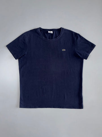 Lacoste Navy Crewneck Tee — Classic (XL)