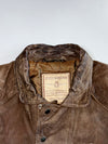 Members Only Premium Original Suede Leather Jacket (L)