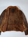 Kásu Shearling Leather Jacket – Brown  (M)