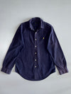 Ralph Lauren Long Sleeve Button-Up Shirt | Yellow Pony Logo | Navy (L)