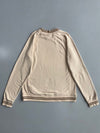 Nike | Cream Brown Striped Sweatshirt | (XL)