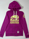 Vintage Roots Athletics Purple Graphic Zip-Up Hoodie (XS/S)