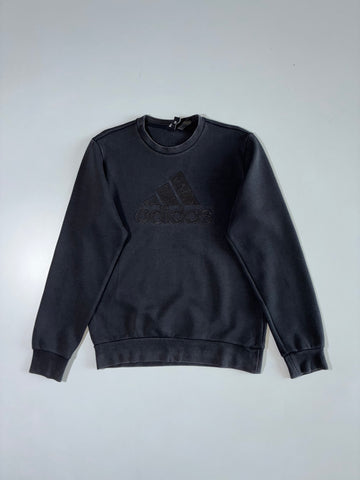 Adidas Tonal Big Logo Crewneck
Sweatshirt in Black (S/M)